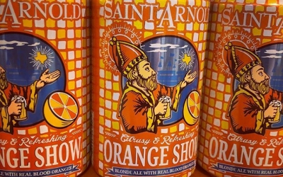 @saintarnoldbrewing Orange Show, a blonde ale with real blood oranges, is now available at our…