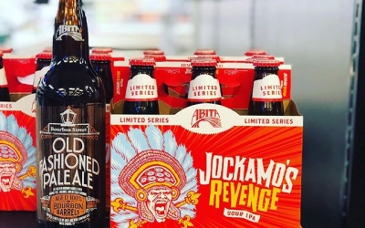 @abitabeer Jockamo’s Revenge Sour IPA and Barrel Aged Old Fashioned Pale Ale are now in…