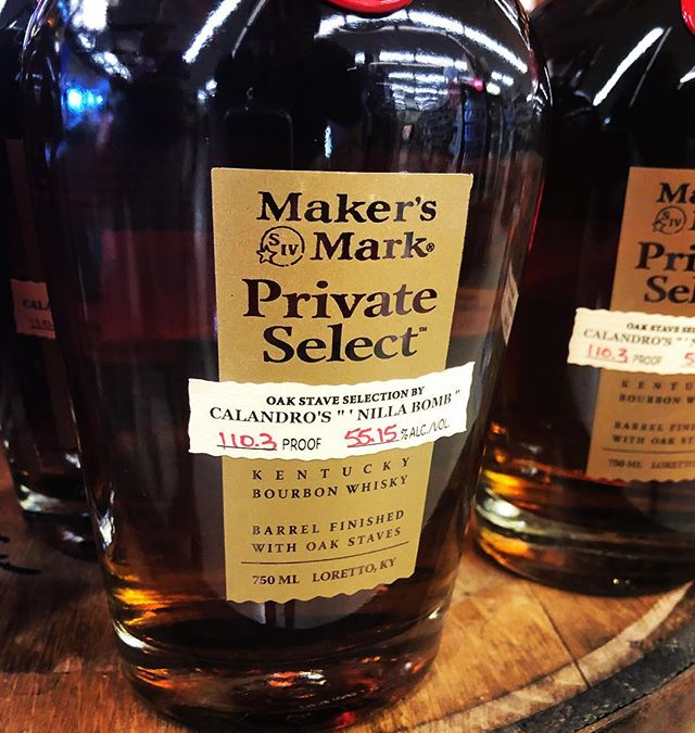Our @makersmark Private Select Barrel, aptly named “Nola Bomb, is now in stock! Bursting with…