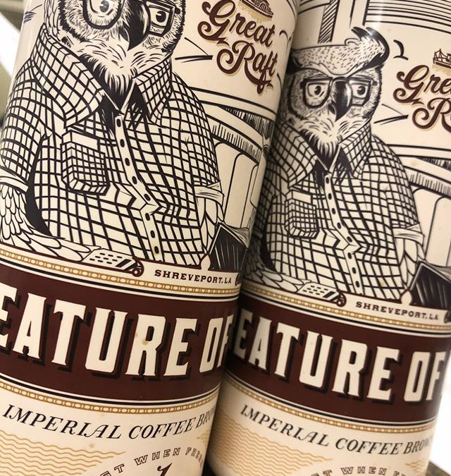 @greatraftbeer Creature of Habit, Imperial Coffee Brown Ale, is now available at BOTH locations! #beer…