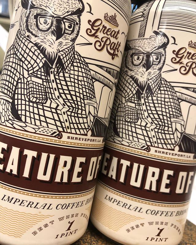 @greatraftbeer Creature of Habit, Imperial Coffee Brown Ale, is now available at BOTH locations! #beer…