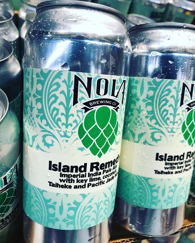 @nolabrewing Island Remedy is now available at our Perkins Rd location! #drinklocal #freshhops #tropical #beer