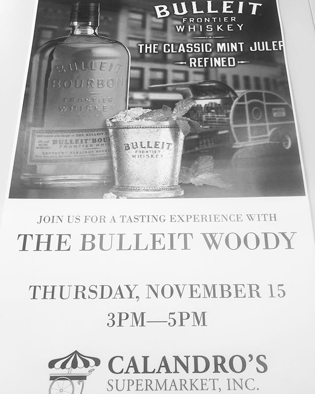 The @bulleitwhiskey “Woody” will be at our Perkins Rd location from 3-5 today! Come check…
