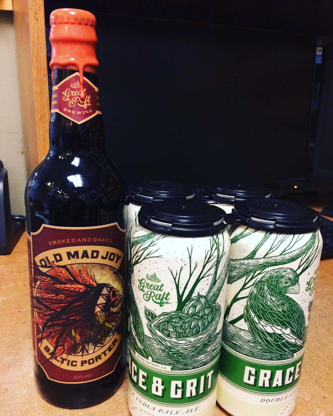 @greatraftbeer Grace and Grit and Old Mad Joy are now available at both Calandro’s locations!!…