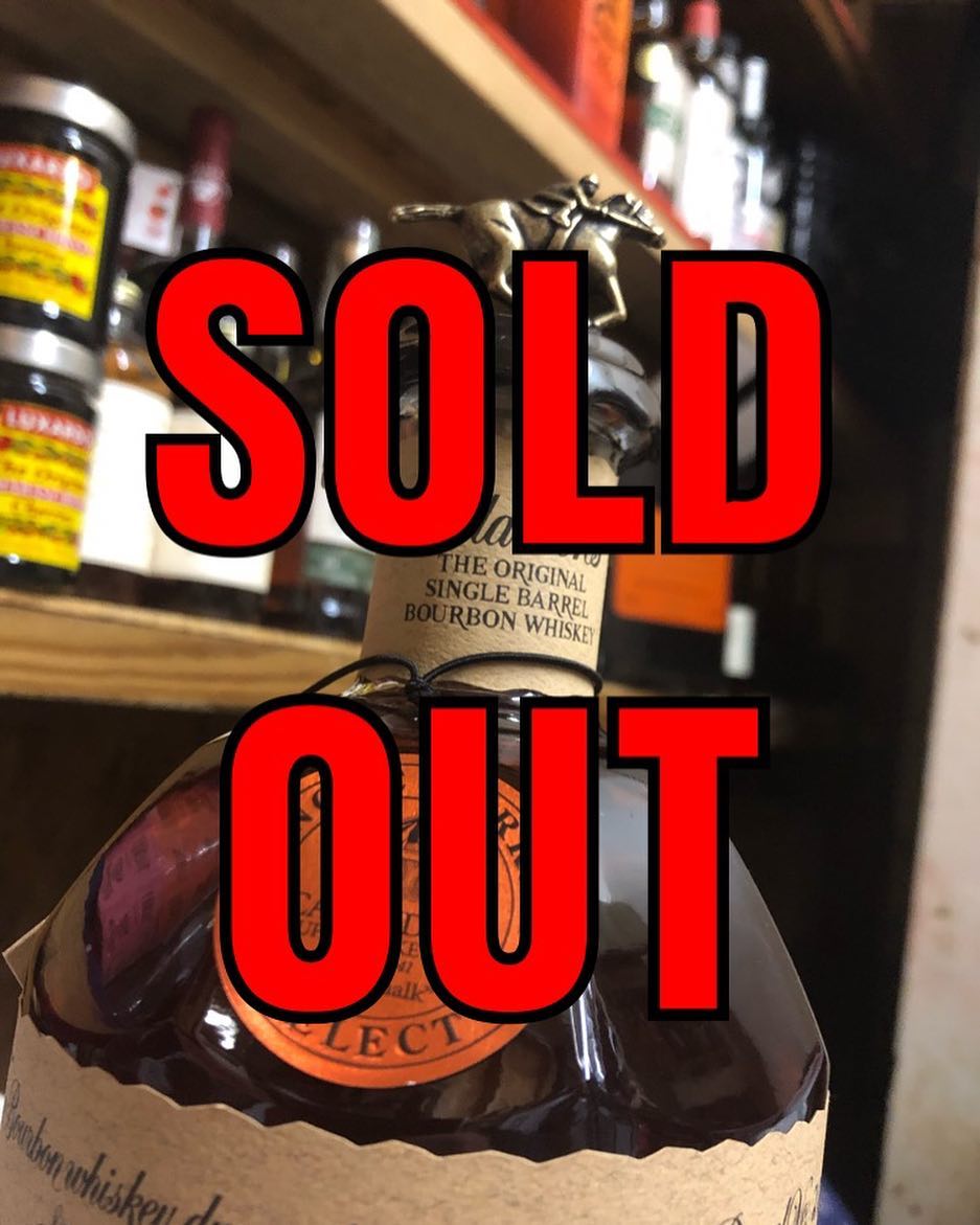 And it’s gone… 15 minutes, 204 bottles. Thanks everybody that came out! #barrel #strongwater #soldout…