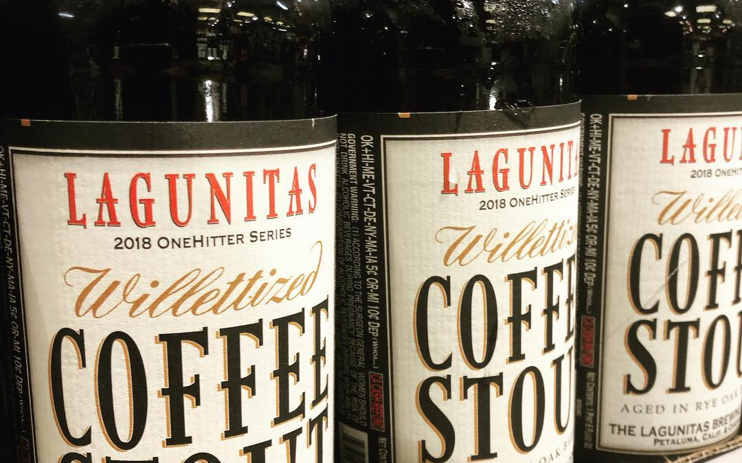 @lagunitasbeer Willittized, Coffee Stout Aged in Willett Rye Barrels, is now available at both locations!…