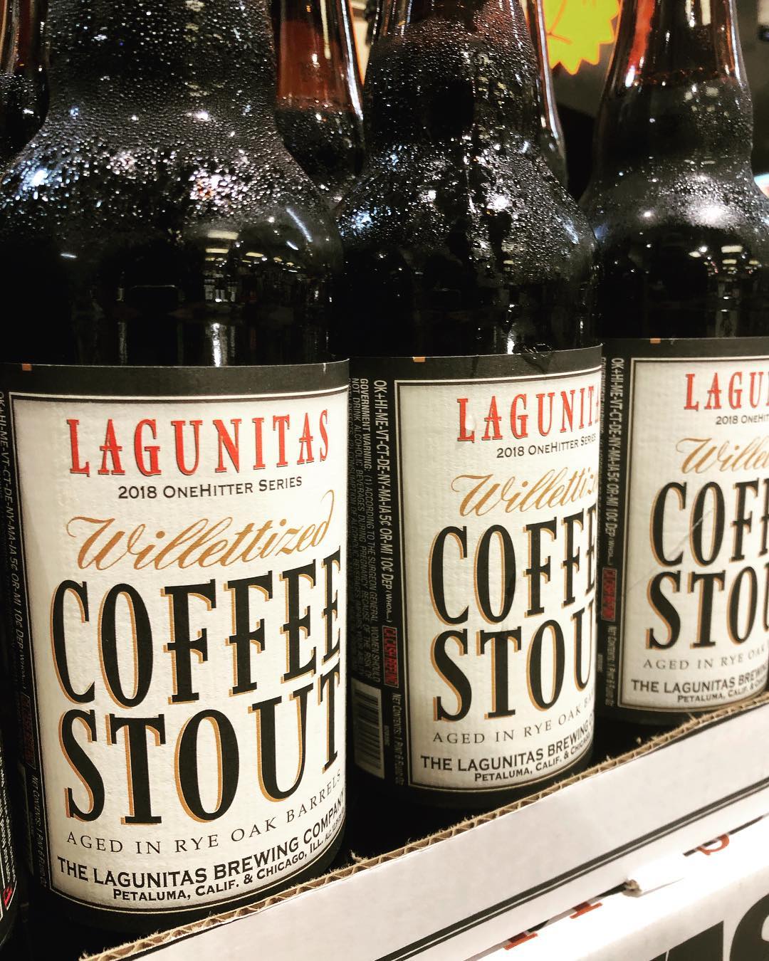 @lagunitasbeer Willittized, Coffee Stout Aged in Willett Rye Barrels, is now available at both locations!…