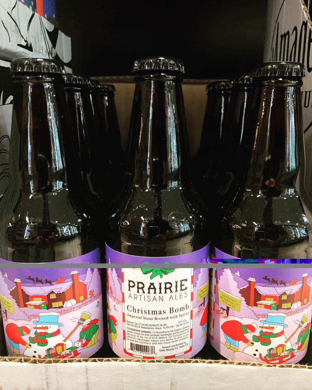 @prairieales 2018 Christmas Bomb is now in stock at our Perkins Rd location! #beer #bomb…