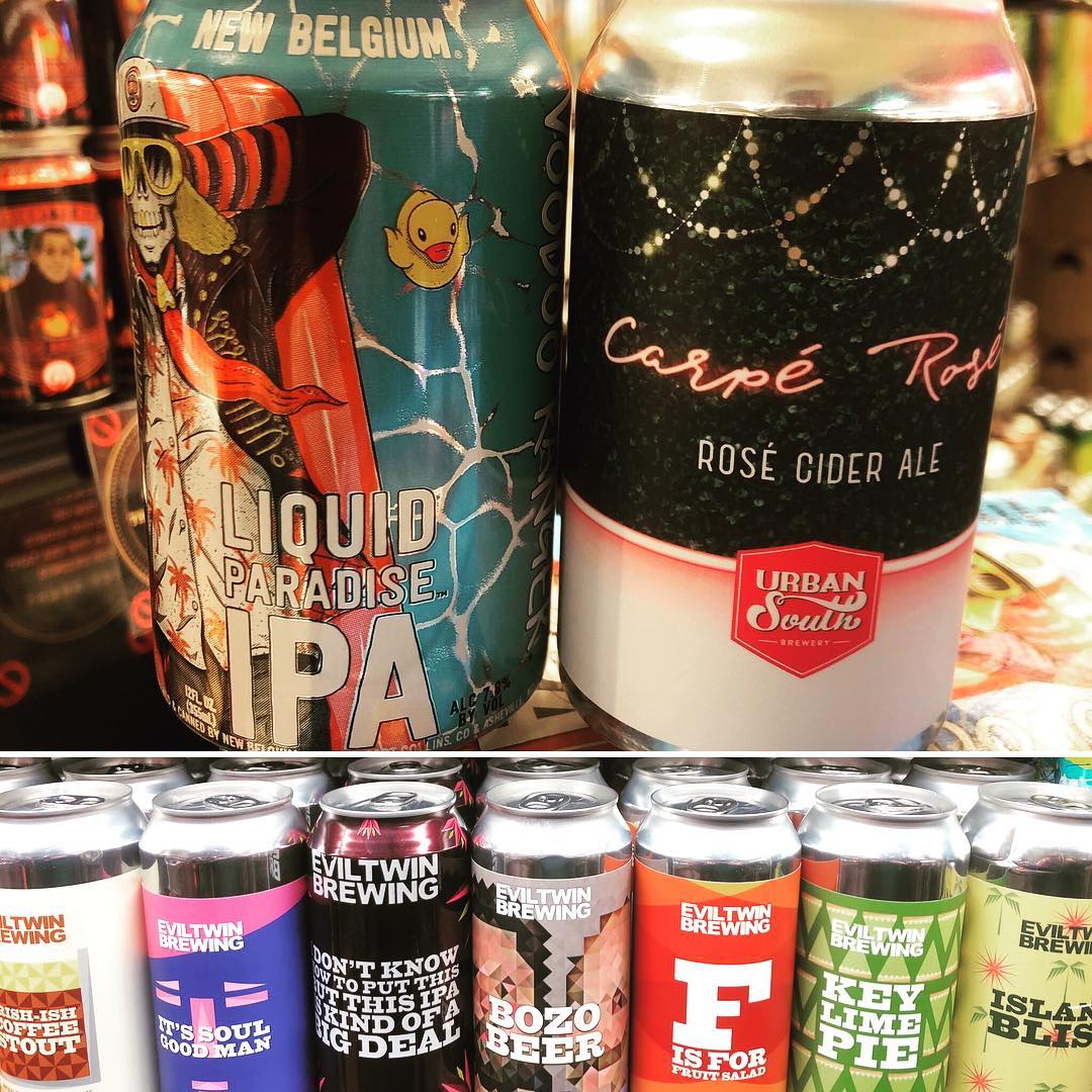 Few new brews now in stock at our Perkins Rd location! @urbansouthbeer @newbelgium @eviltwinbrewing #beer…