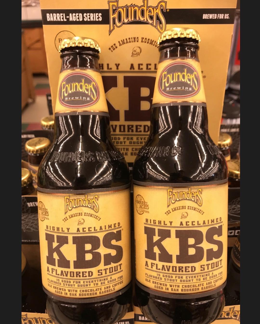 @foundersbrewing 2019 release of #KBS is available now at our Government St. location! $18.99 a…