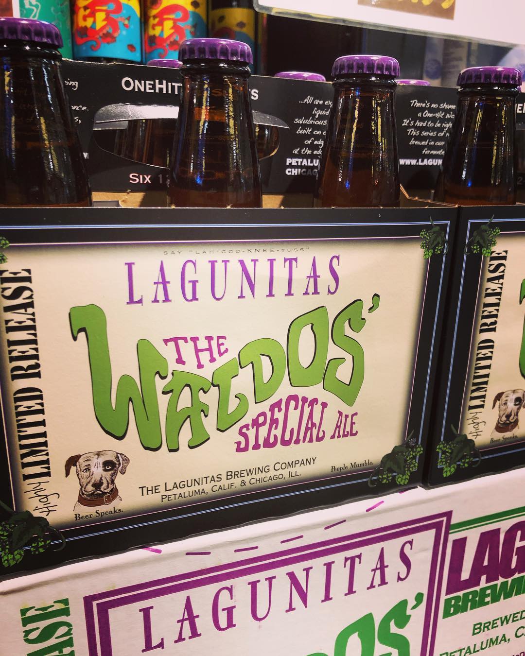 @lagunitasbeer Waldos’ Special Ale is now available at our Perkins Rd location! #beer #onehitter #whereswaldo