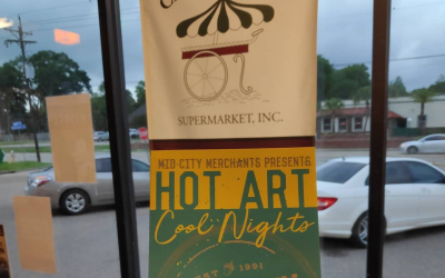 Hot Art, Cool Nights 2019 is still on @ Calandro’s Mid-City, ☔ or ☀️! We’re…