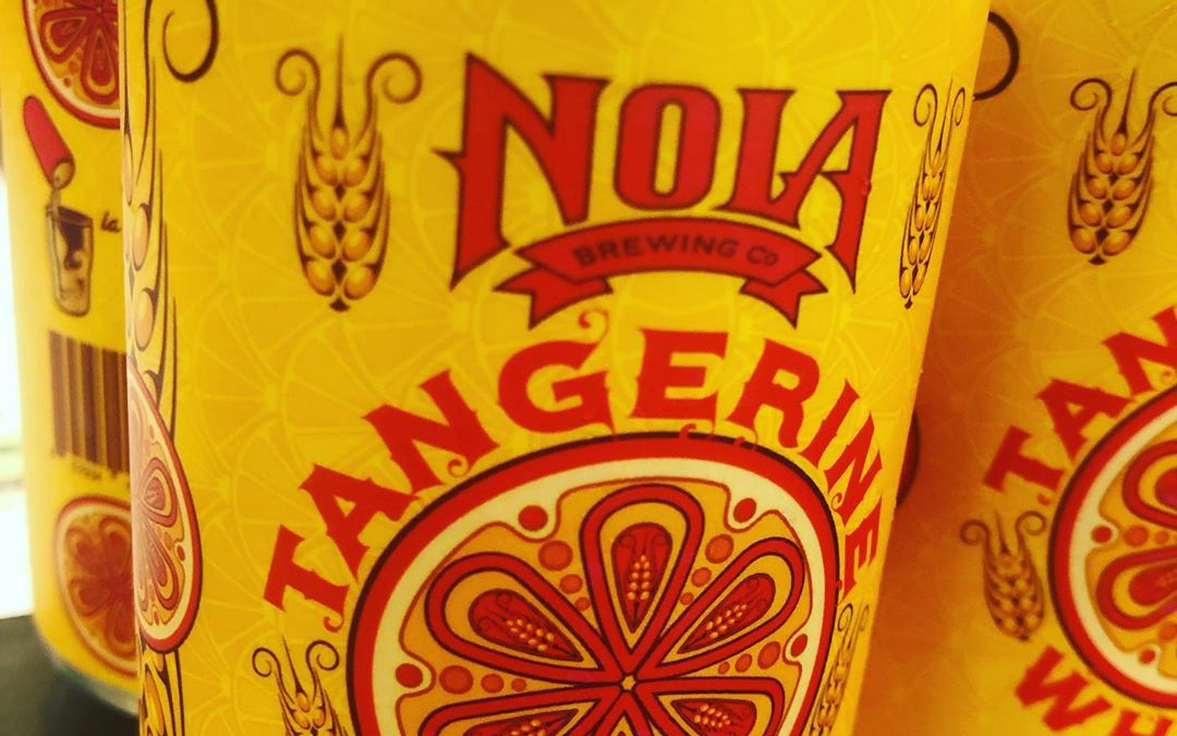 @nolabrewing Tangerine Wheat is now available at our Perkins Rd location! #beer #drinklocal #tangerine #summercrush
