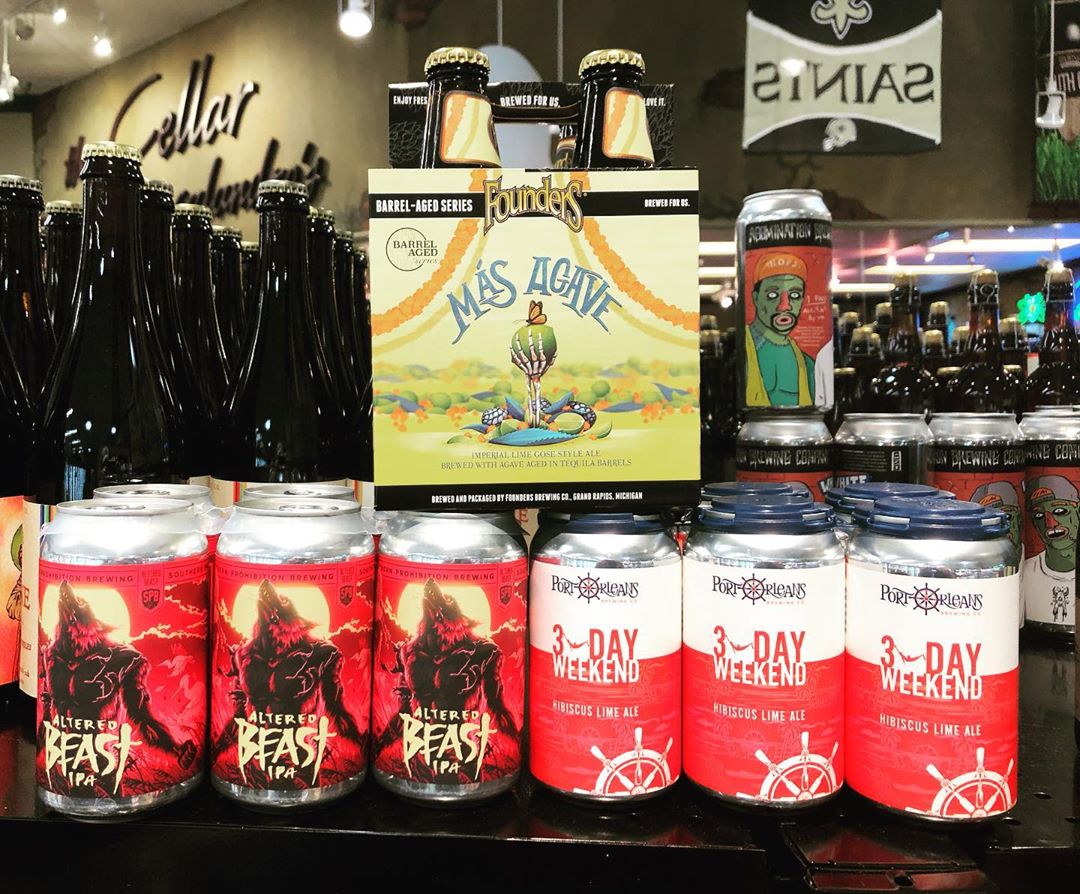 New brews now in stock at our Perkins Rd location! @foundersbrewing @soprobrewco @portorleansbrewingco #beer #drinklocal…