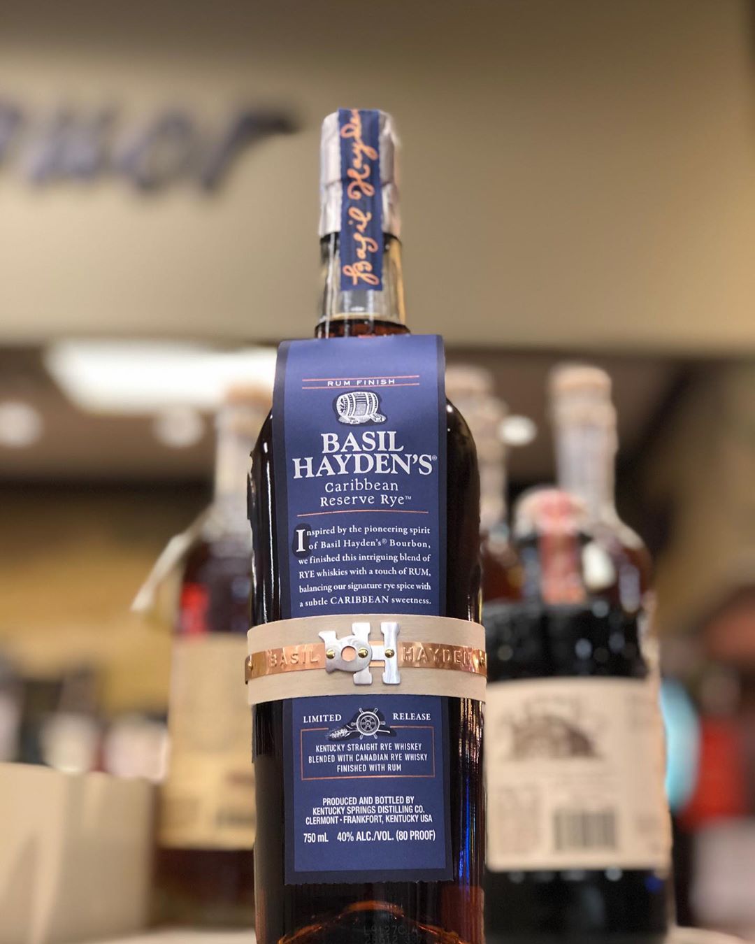 Rum Finished @basilhaydens is now in stock at our Perkins Rd location! #whiskey #liquor #rum…
