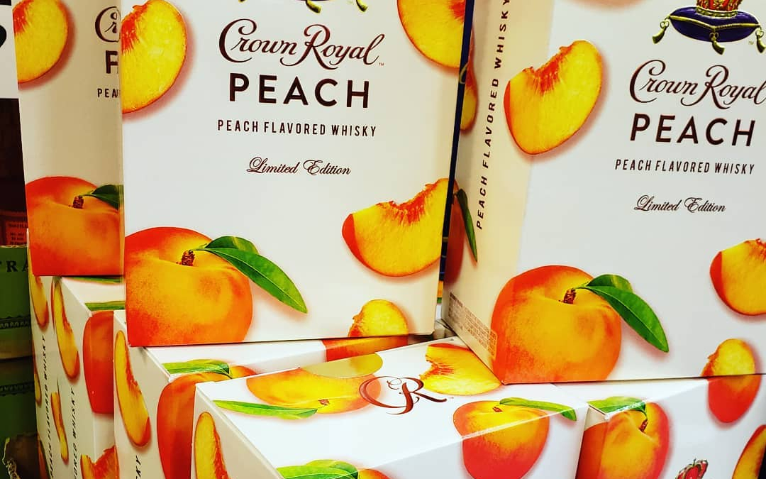 @crownroyal peach available in VERY limited quantities! Grab some while you can!! #calandros #calandrosmkt #shoplocal…
