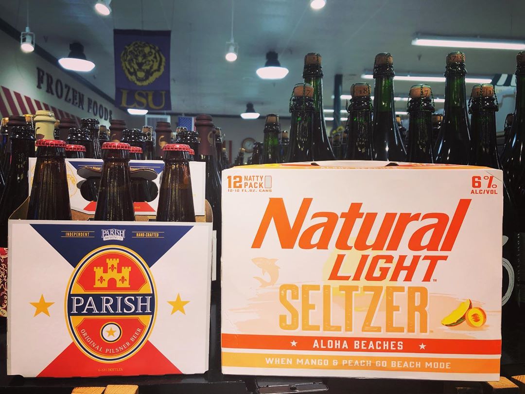 New brews meow in stock at our Perkins Rd location! @parishbrewingco #drinklocal #beer #natty #geauxtigers…