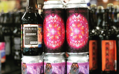 But wait… there’s more at our Perkins Rd location! @soprobrewco @prairieales #beer #haze #drinklocalish #hazelnut