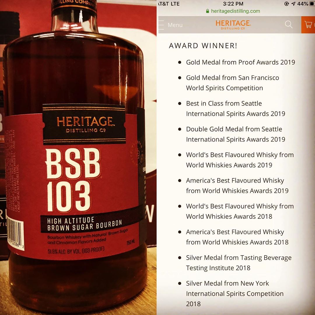 We’ve been getting asked for this a lot lately and it’s finally here! @heritagedistilling Brown…