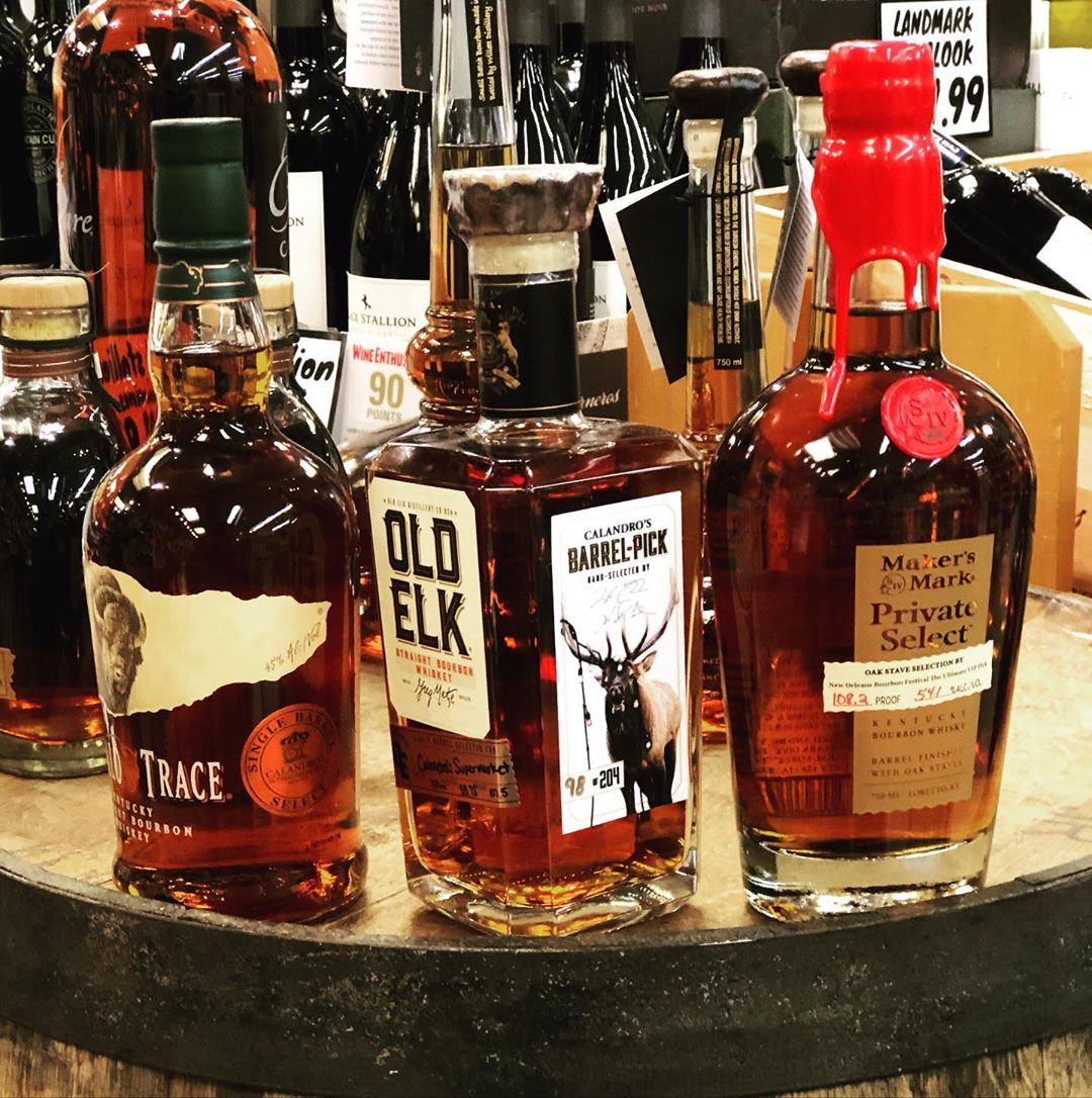New today at our Perkins Rd location! We have 2 new barrel picks from @oldelkbourbon…