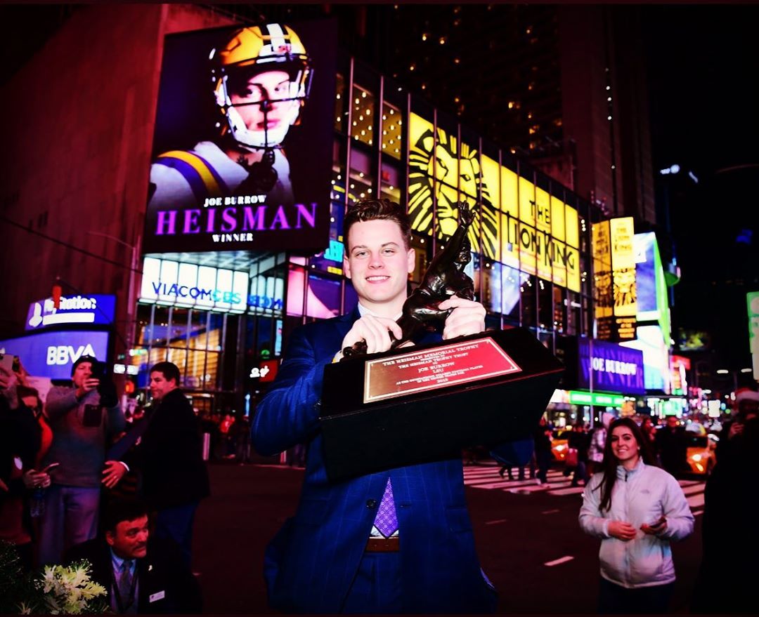 Congratulations @joe_burrow10 on winning the 2019 @heismantrophy !!! We are proud to call you ours!…