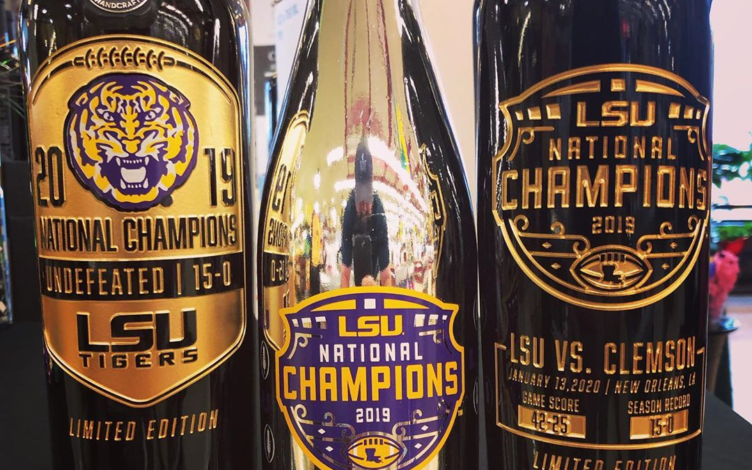 We have received the 2019 National Championship commemorative wines at our a Perkins Rd location!…