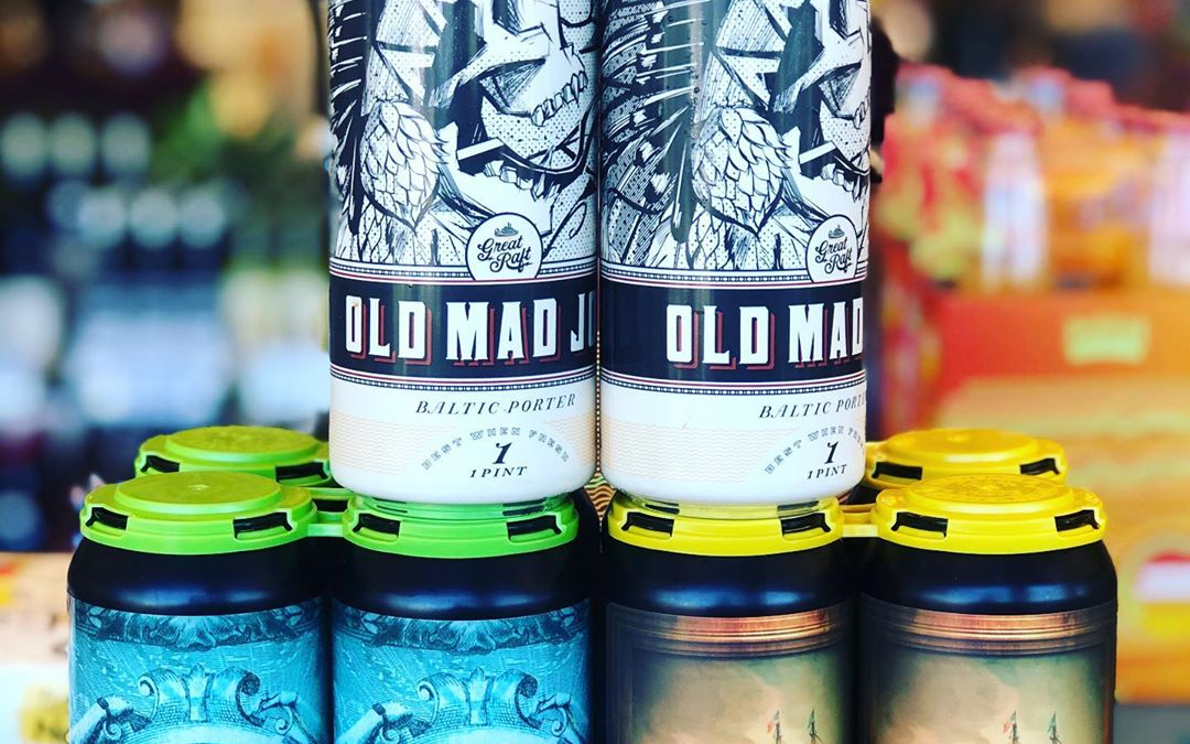 Couple new brews from @allrelationbeer and @greatraftbeer Old Mad Almond Joy with chocolate, coconut, and…