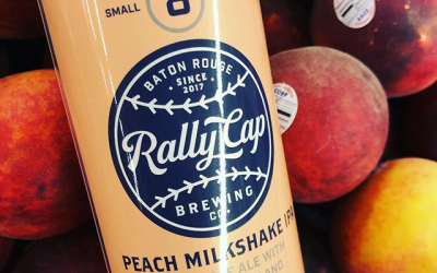 @rallycapbrewing Peach Milkshake IPA is now available at our Perkins Rd location! 🍑 🥛 #drinklocal…