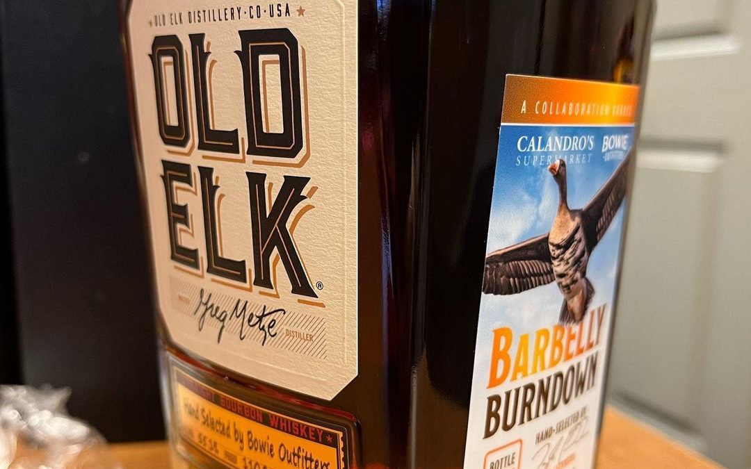 Our latest collaboration pick of @oldelkbourbon Straight Bourbon with @bowieoutf…